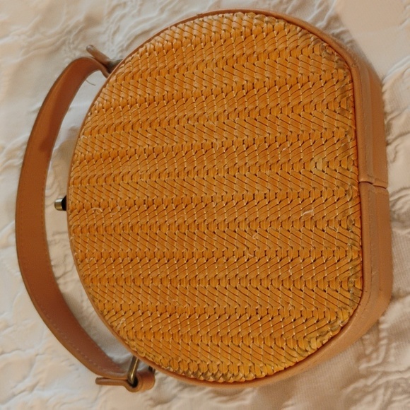 Street Level Woven Style Round Purse - Picture 2 of 7